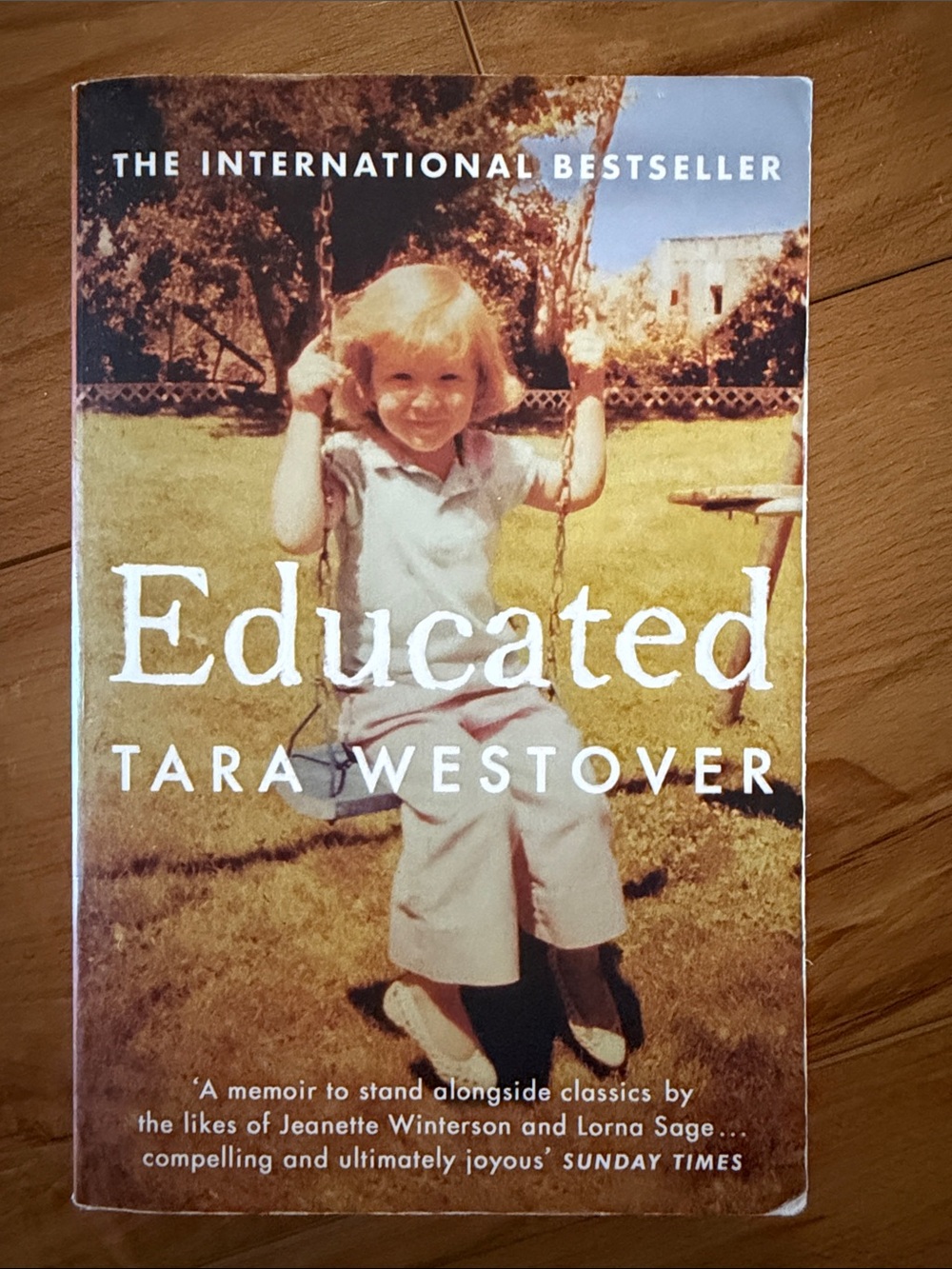 Educated by Tara Westover - Paperback Book (Beige/Brown Cover)